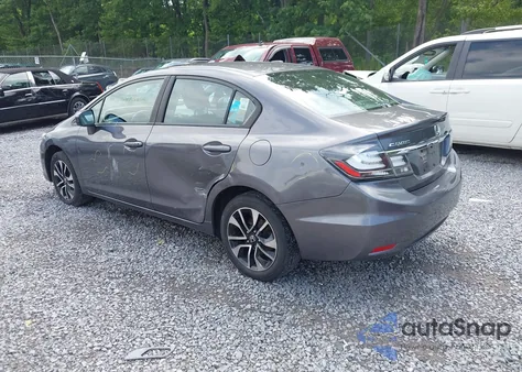 2015 Honda Civic Ex из США, поврежденный, VIN 2HGFB2F83FH553065